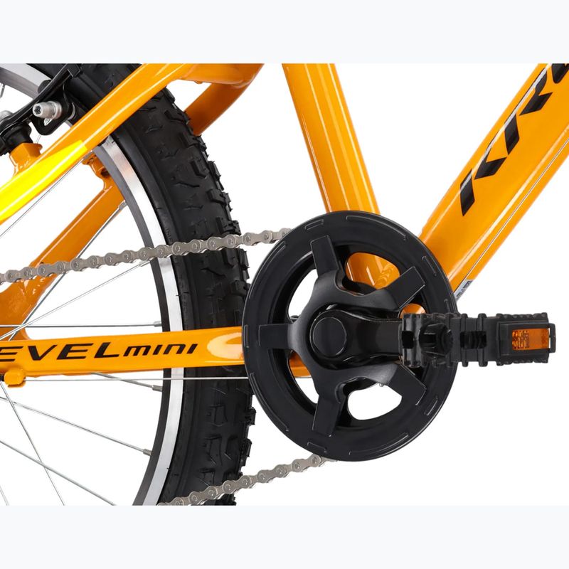 Detský bicykel KROSS Level Mini 2.0 yellow/black/gloss 8