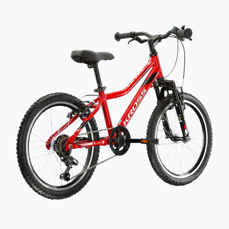 Detský bicykel KROSS Level Mini 2.0 red/black/gloss 3