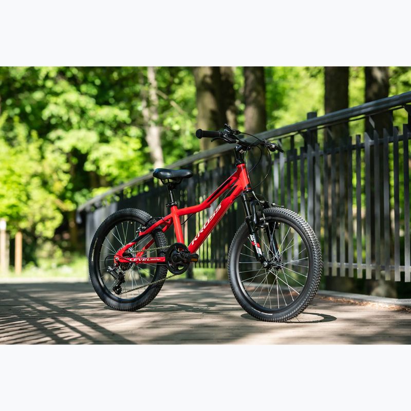 Detský bicykel KROSS Level Mini 2.0 red/black/gloss 12