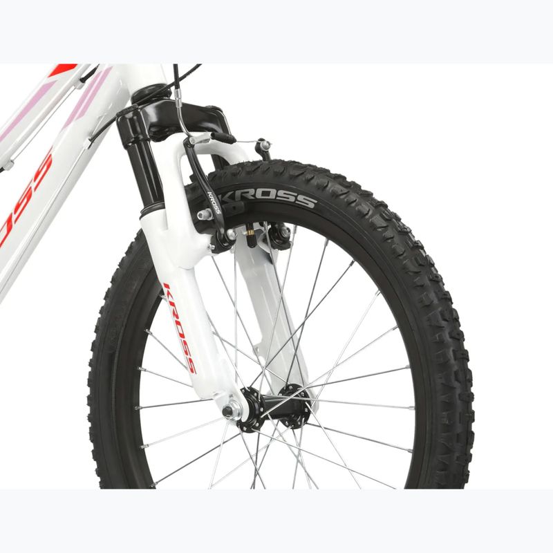 Detský bicykel KROSS Lea Mini 2.0 white/red/gloss 5