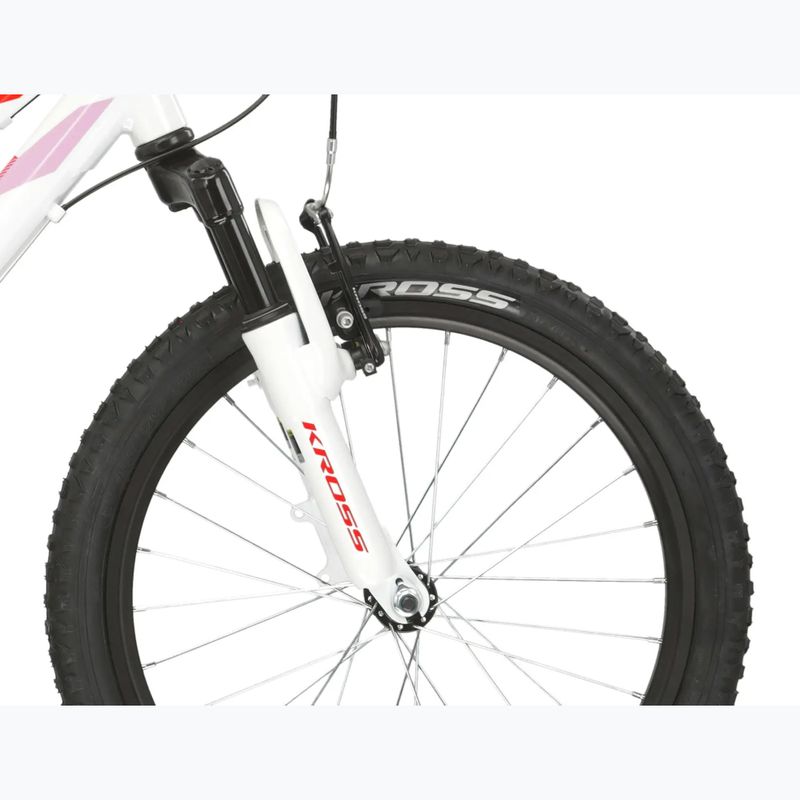 Detský bicykel KROSS Lea Mini 2.0 white/red/gloss 6