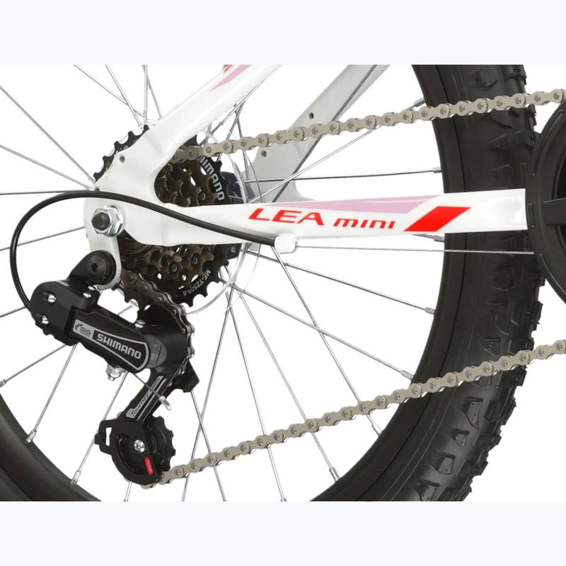 Detský bicykel KROSS Lea Mini 2.0 white/red/gloss 7