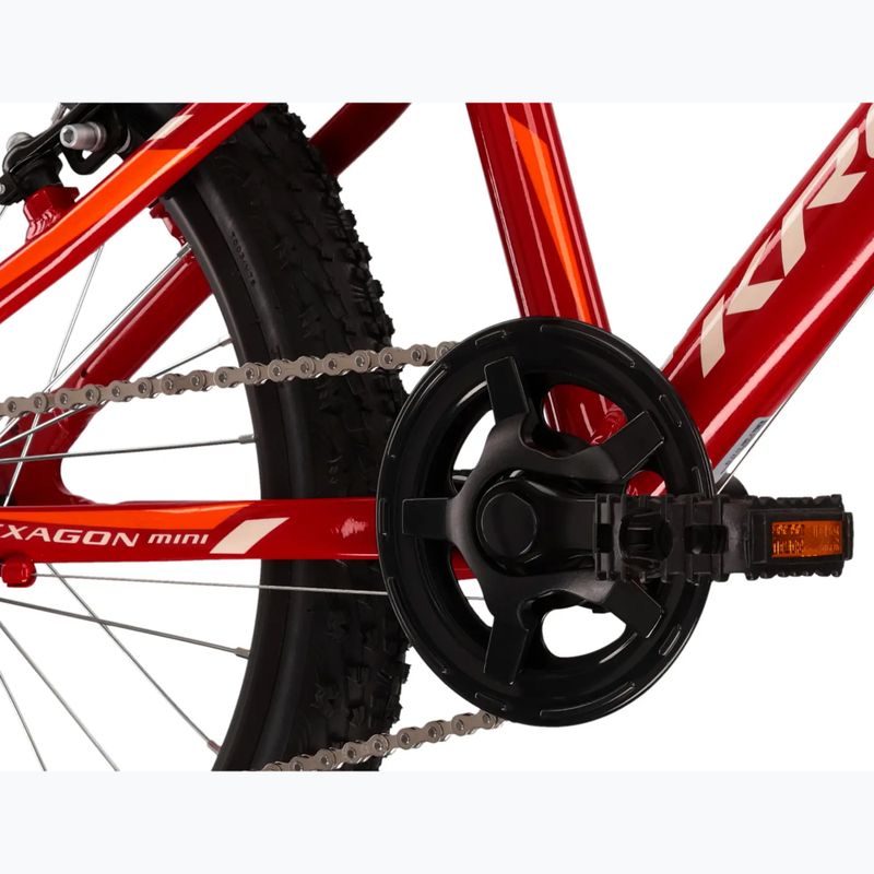 Detský bicykel KROSS Hexagon Mini 1.0 red/white/gloss 7