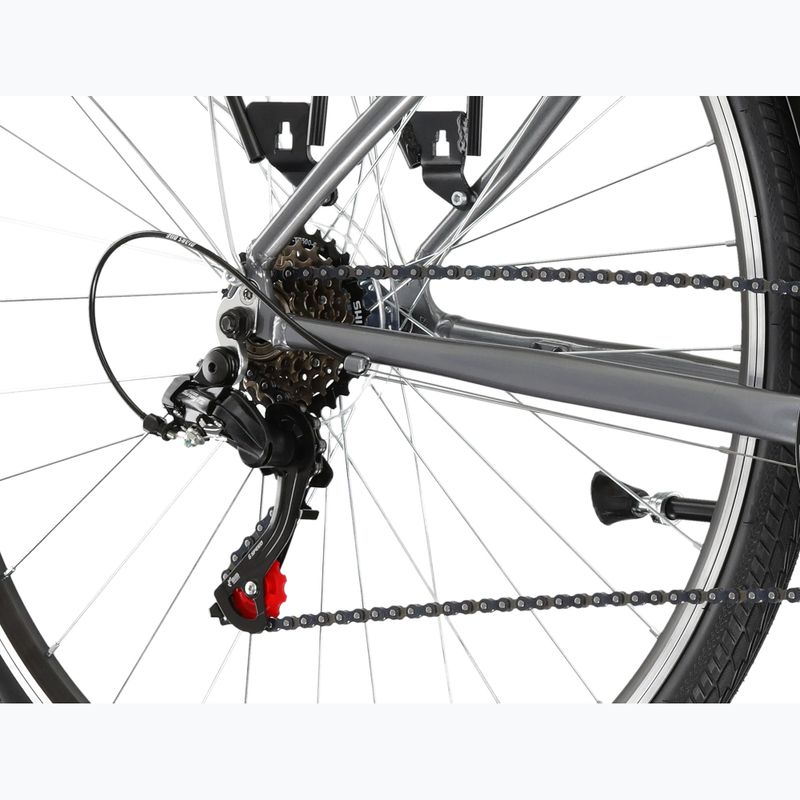 Mestský bicykel KROSS Sentio 1.0 graphite/grey/gloss 7