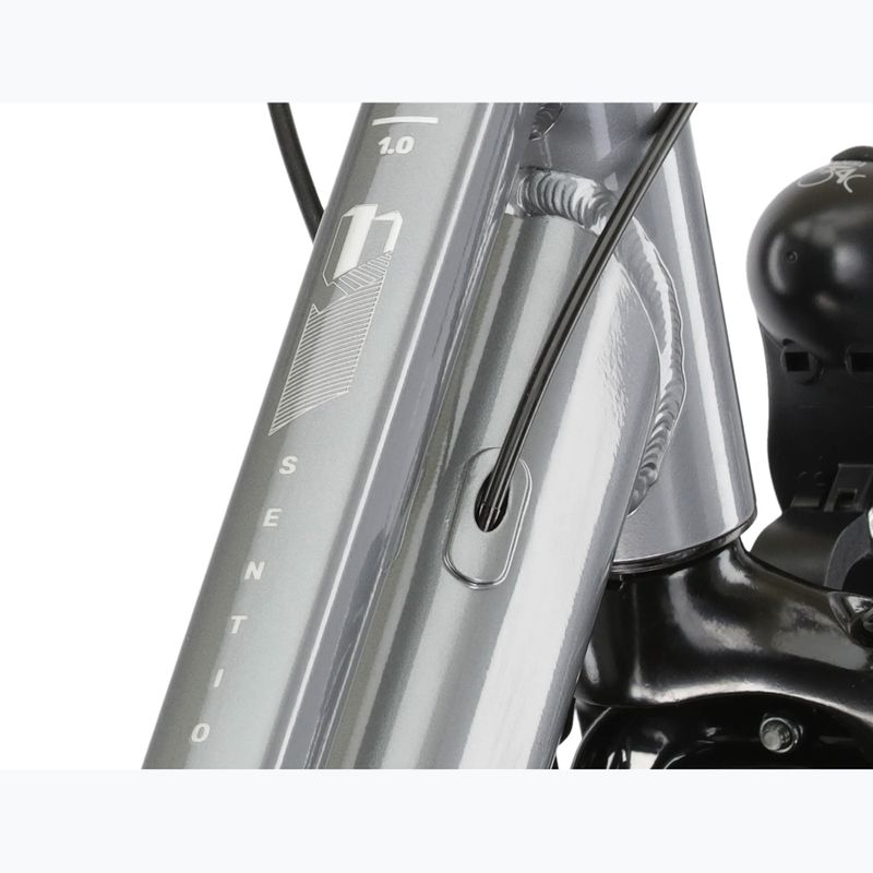 Mestský bicykel KROSS Sentio 1.0 graphite/grey/gloss 11