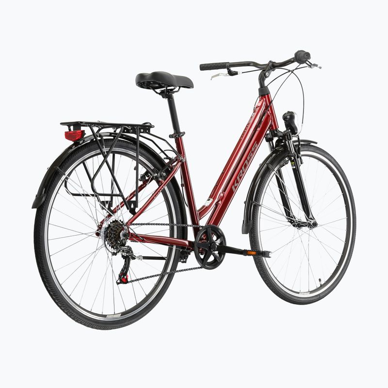 Mestský bicykel KROSS Sentio 1.0 ruby/grey/gloss 3