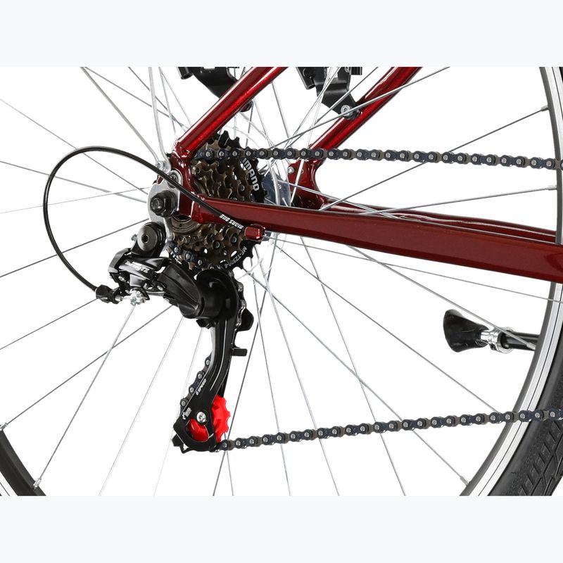 Mestský bicykel KROSS Sentio 1.0 ruby/grey/gloss 7