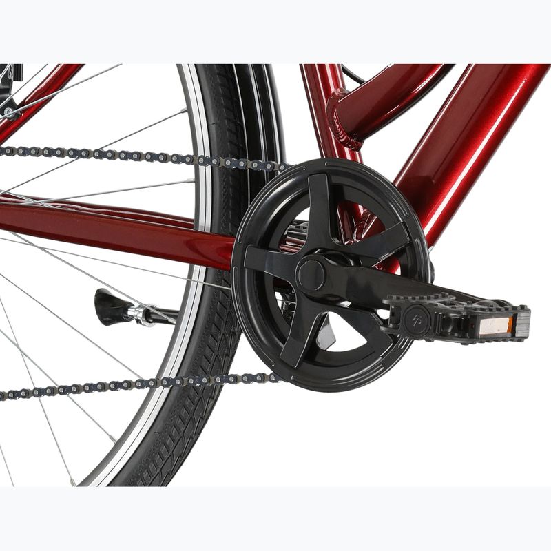 Mestský bicykel KROSS Sentio 1.0 ruby/grey/gloss 8