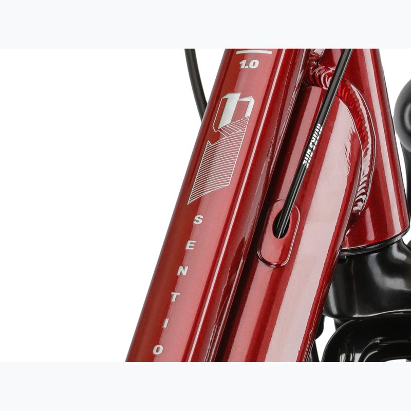 Mestský bicykel KROSS Sentio 1.0 ruby/grey/gloss 11
