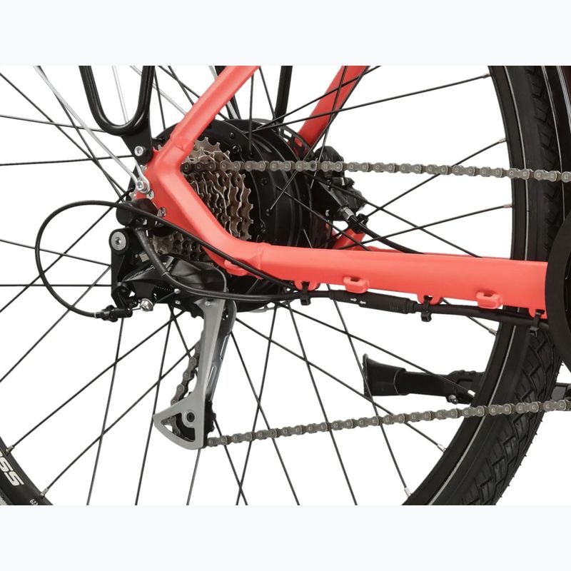 Elektrický bicykel KROSS Sentio Hybrid 2.0 el. 504 Wh coral/yellow/matte 9