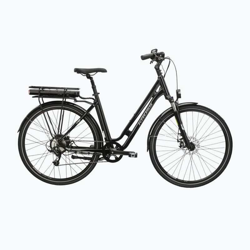 Elektrický bicykel KROSS Sentio Hybrid 1.0 el. 504 Wh black/silver/gloss