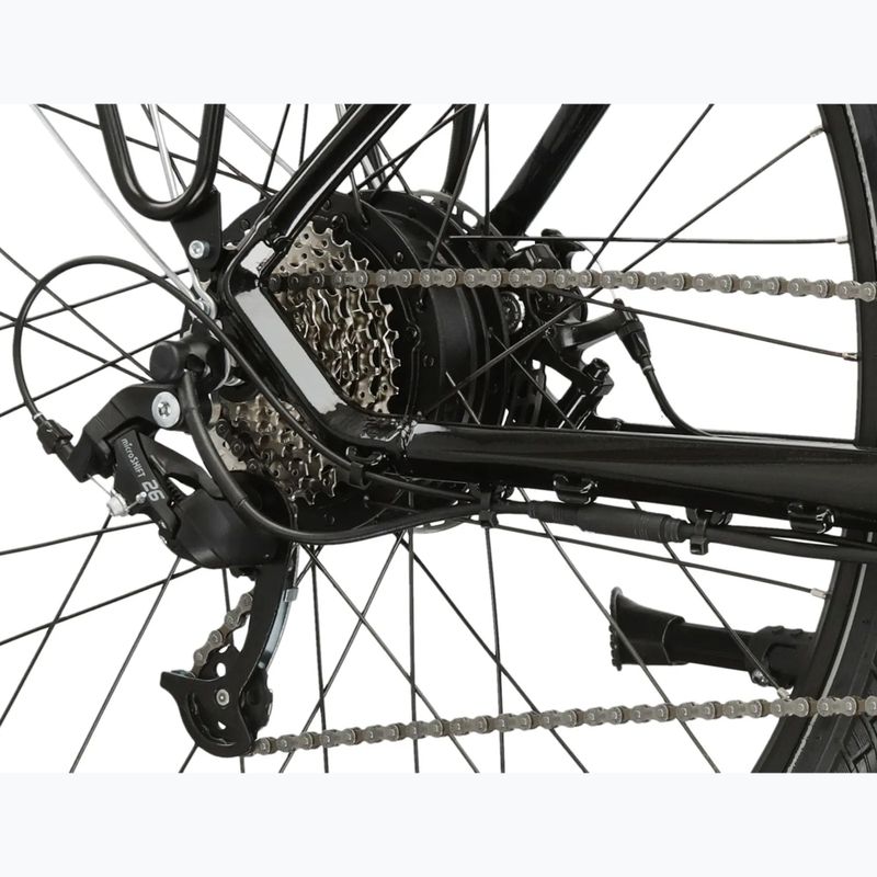 Elektrický bicykel KROSS Sentio Hybrid 1.0 el. 504 Wh black/silver/gloss 11
