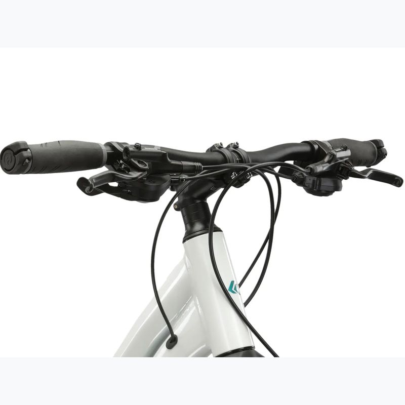 Dámsky crossový bicykel KROSS Evado 7.0 In white/turquoise/gloss 4