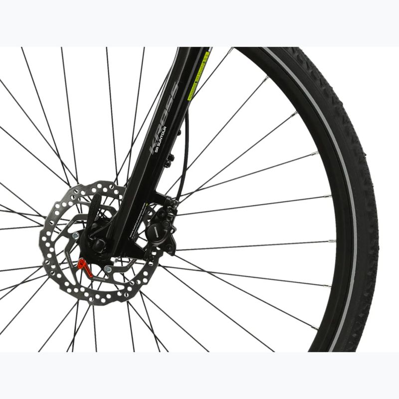 Dámsky crossový bicykel KROSS Evado 7.0 In white/turquoise/gloss 7