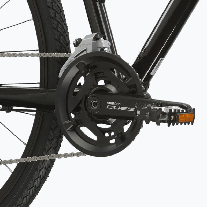 Dámsky crossový bicykel KROSS Evado 5.0 In black/turquoise/gloss 9