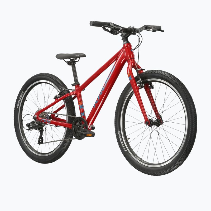 Detský bicykel KROSS Level Jr 1.0 red/teal/gloss 2