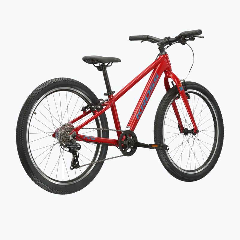Detský bicykel KROSS Level Jr 1.0 red/teal/gloss 3