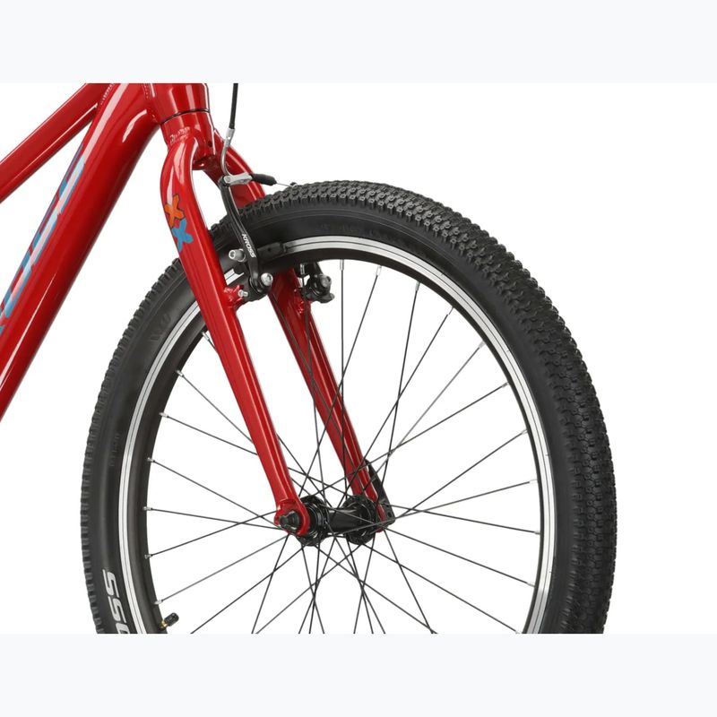 Detský bicykel KROSS Level Jr 1.0 red/teal/gloss 5