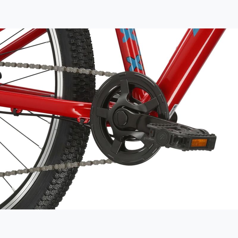 Detský bicykel KROSS Level Jr 1.0 red/teal/gloss 8