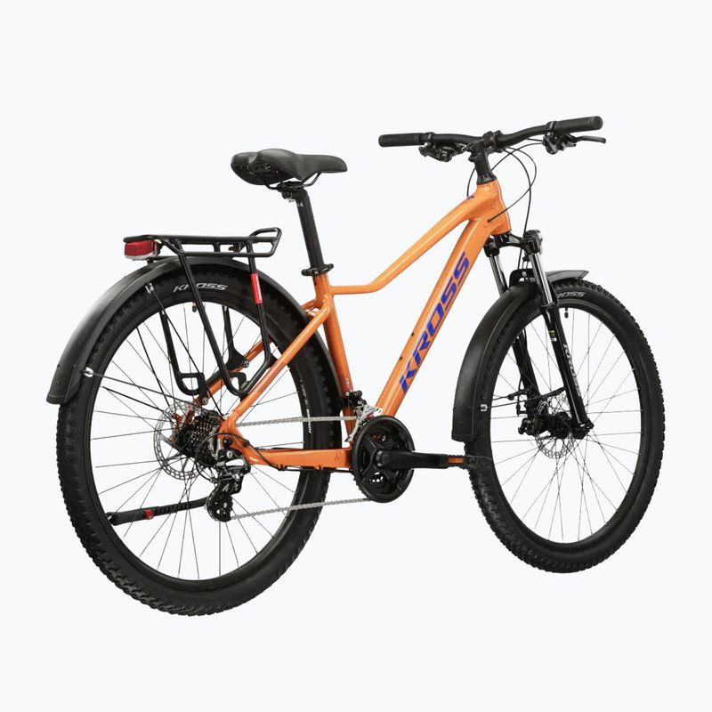 Dámsky horský bicykel KROSS Lea 2.0 Eq W 27.5 orange/navy blue/gloss 3