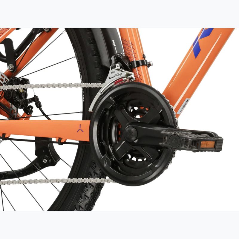 Dámsky horský bicykel KROSS Lea 2.0 Eq W 27.5 orange/navy blue/gloss 9