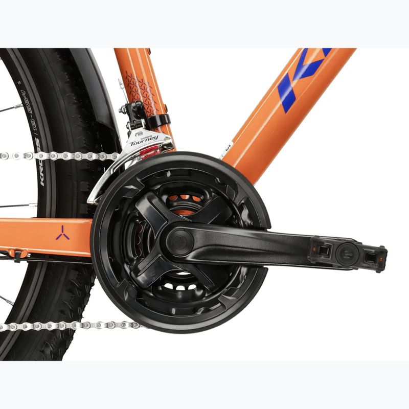 Dámsky horský bicykel KROSS Lea 2.0 Eq W 27.5 orange/navy blue/gloss 10