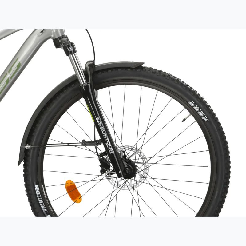 Horský bicykel KROSS Hexagon 4.0 EQ 29" silver/green/gloss 6