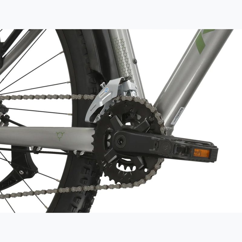 Horský bicykel KROSS Hexagon 4.0 EQ 29" silver/green/gloss 9