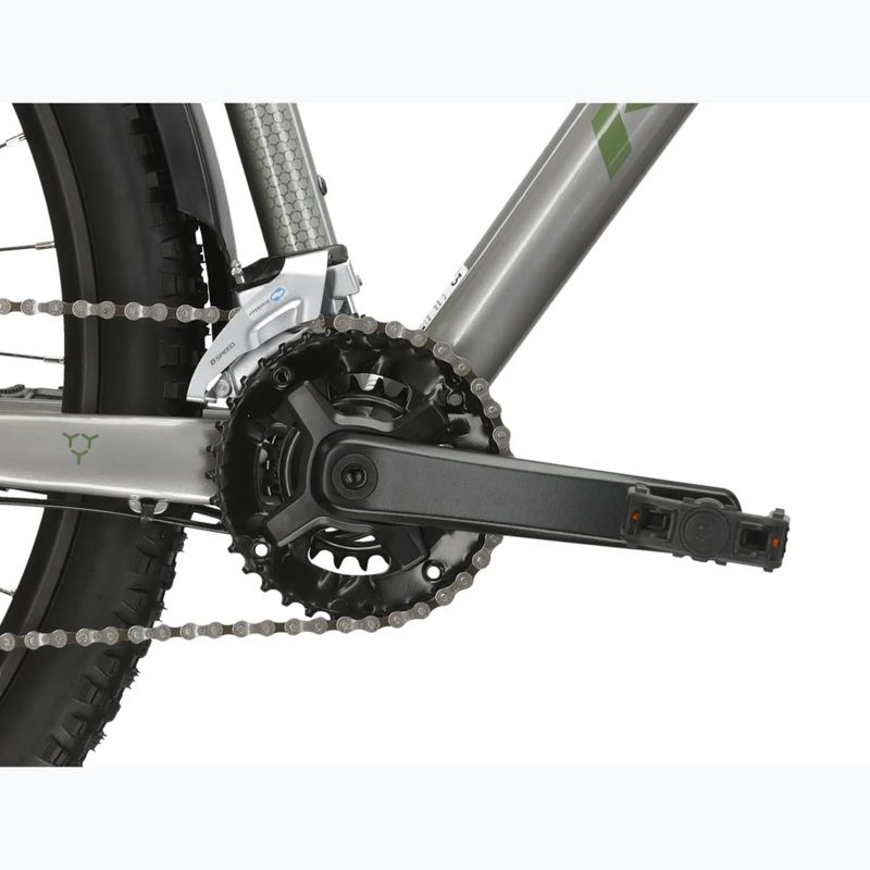 Horský bicykel KROSS Hexagon 4.0 EQ 29" silver/green/gloss 10