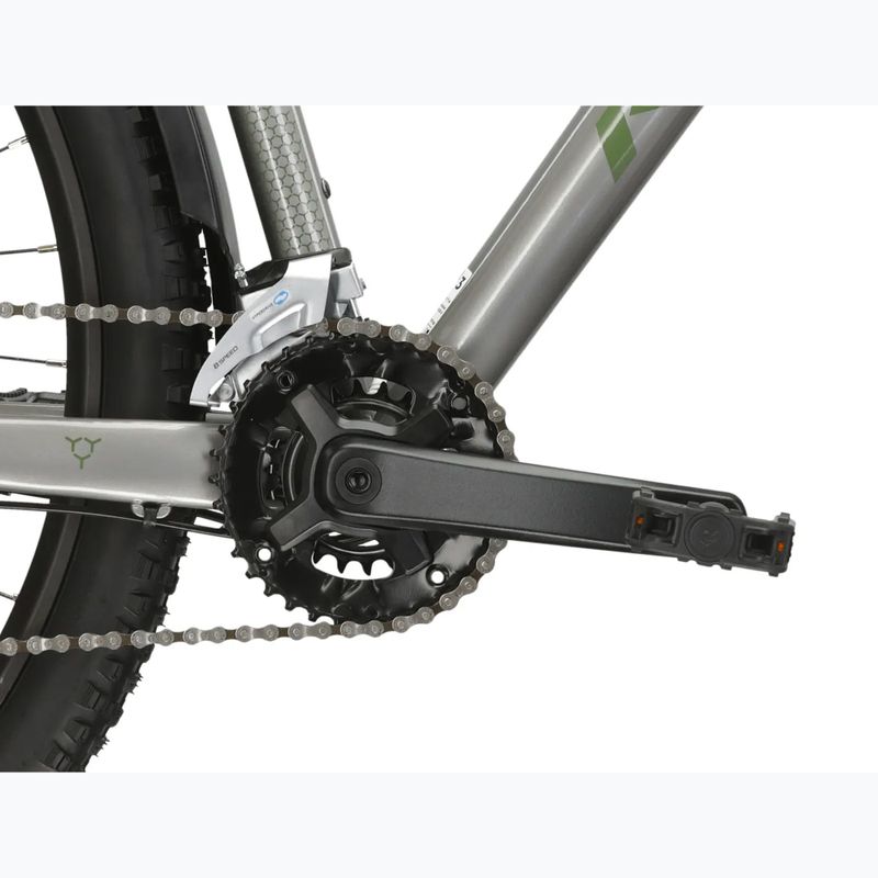 Horský bicykel KROSS Hexagon 4.0 EQ 27,5" silver/green/gloss 10