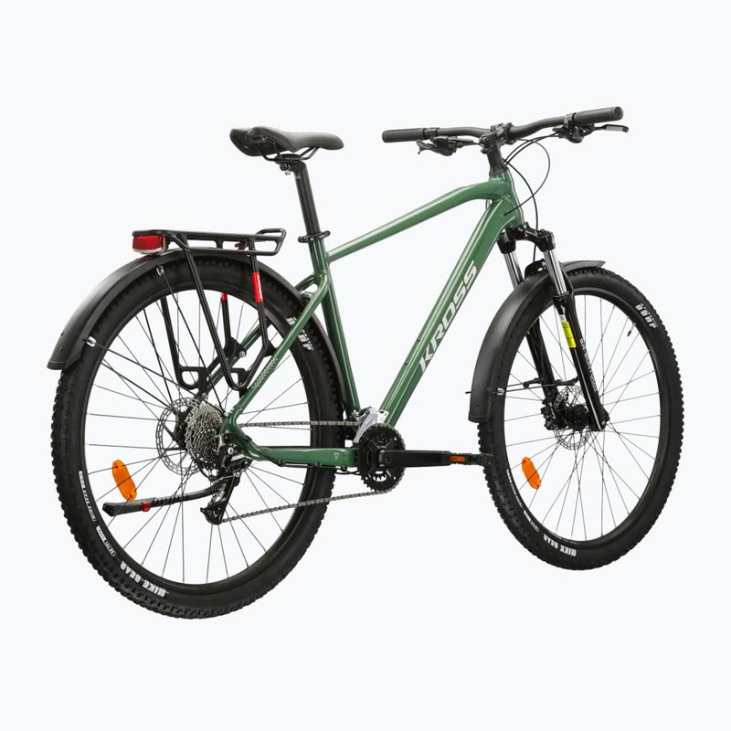 Horský bicykel KROSS Hexagon 4.0 EQ 27,5" green/silver/gloss 3