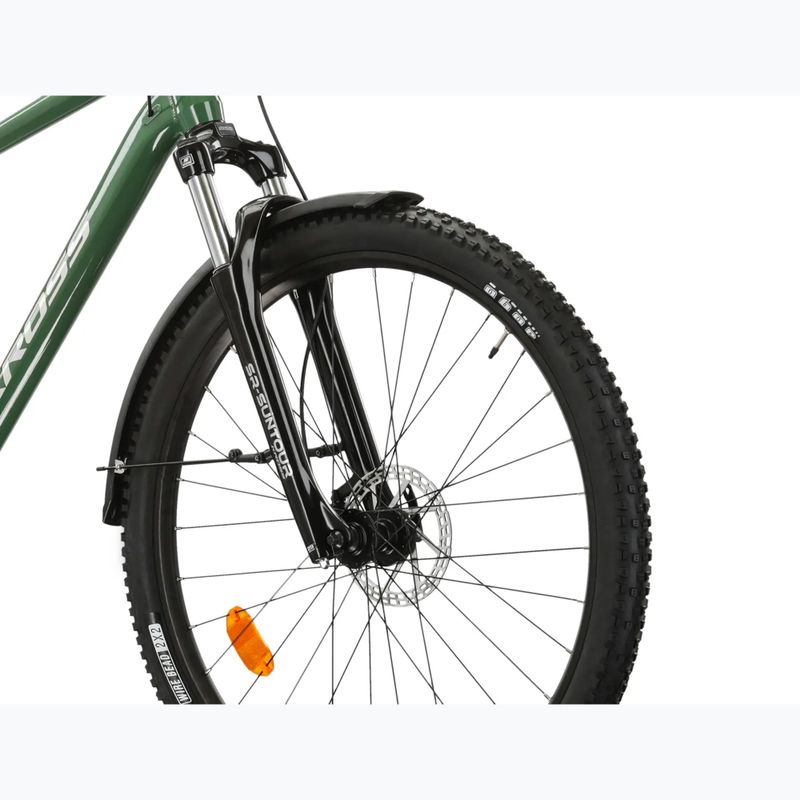 Horský bicykel KROSS Hexagon 4.0 EQ 27,5" green/silver/gloss 5