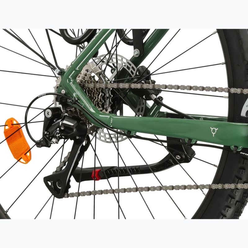 Horský bicykel KROSS Hexagon 4.0 EQ 27,5" green/silver/gloss 8