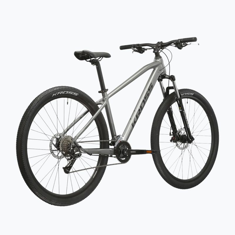 Horský bicykel KROSS Hexagon 3.0 27,5" 2024 grey/navy/gloss 3