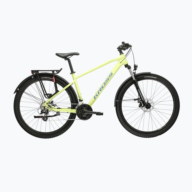 Horský bicykel KROSS Hexagon 2.0 EQ 27,5" lime/blue/gloss