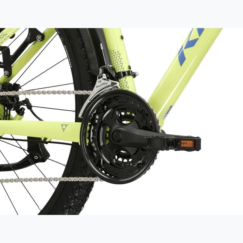 Horský bicykel KROSS Hexagon 2.0 EQ 27,5" lime/blue/gloss 9