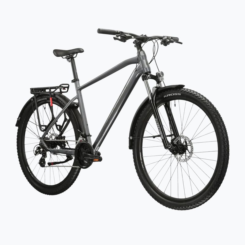 Horský bicykel KROSS Hexagon 2.0 EQ 27,5" grey/dark grey/gloss 2