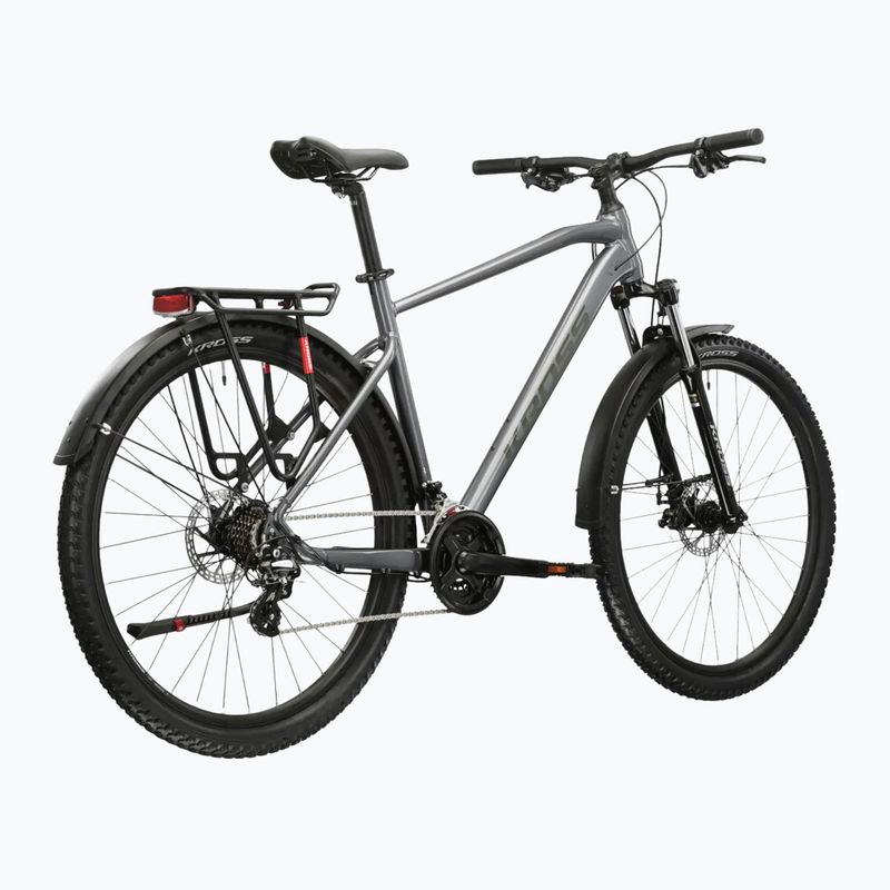 Horský bicykel KROSS Hexagon 2.0 EQ 27,5" grey/dark grey/gloss 3