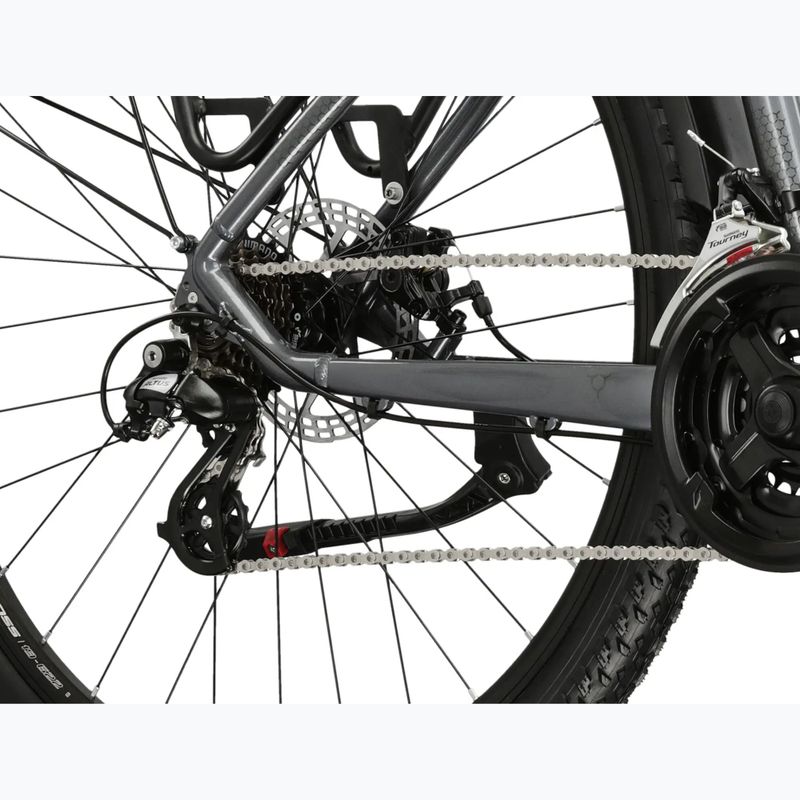 Horský bicykel KROSS Hexagon 2.0 EQ 27,5" grey/dark grey/gloss 8