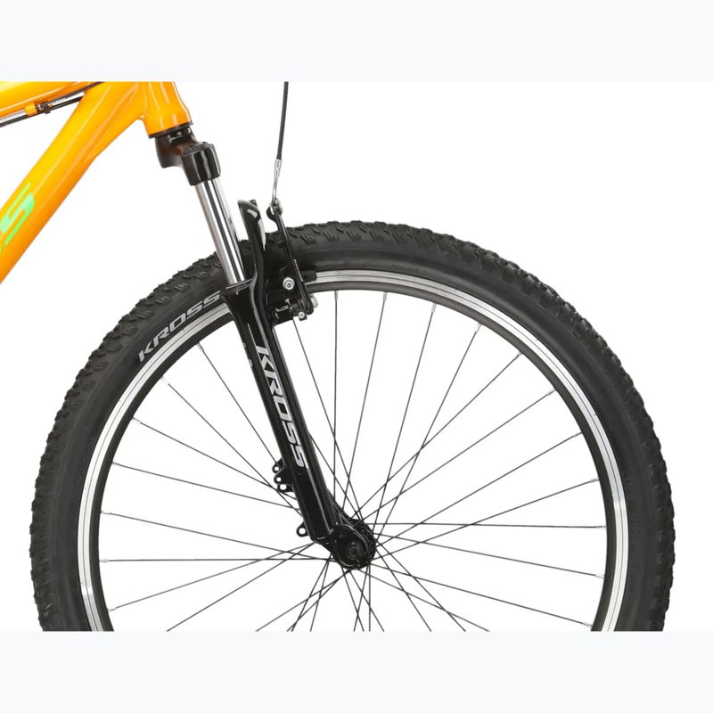 Horský bicykel KROSS Hexagon 1.0 26" orange/green/gloss 6