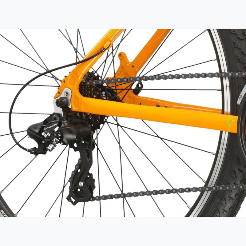 Horský bicykel KROSS Hexagon 1.0 26" orange/green/gloss 7