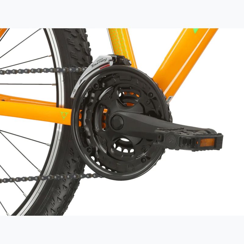 Horský bicykel KROSS Hexagon 1.0 26" orange/green/gloss 8