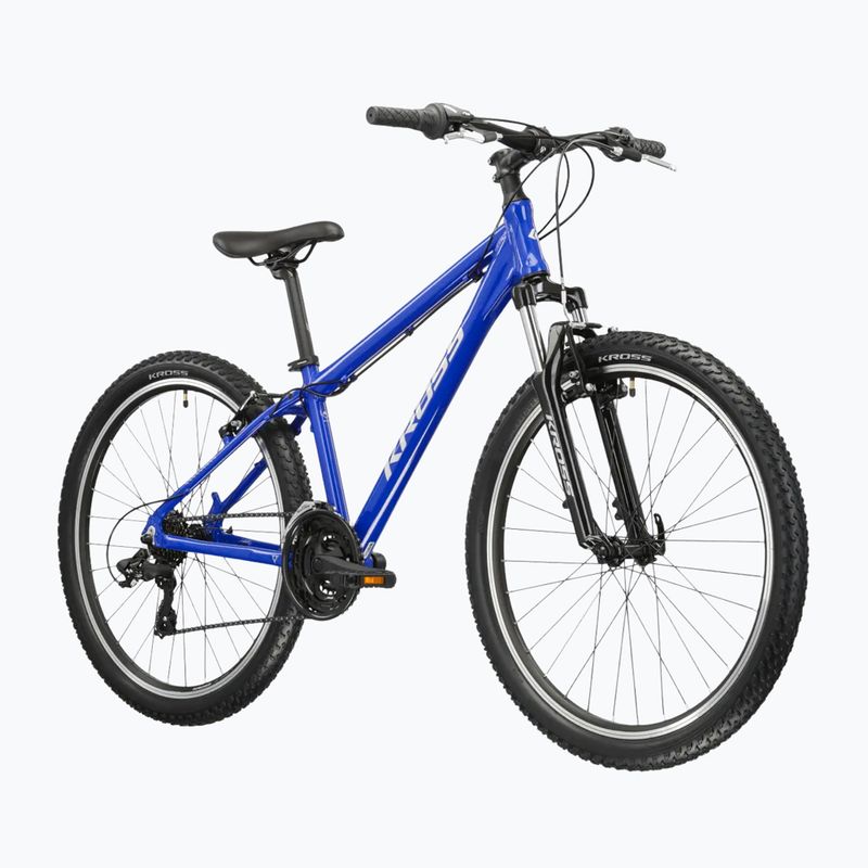 Horský bicykel KROSS Hexagon 1.0 26" blue/silver/gloss 2
