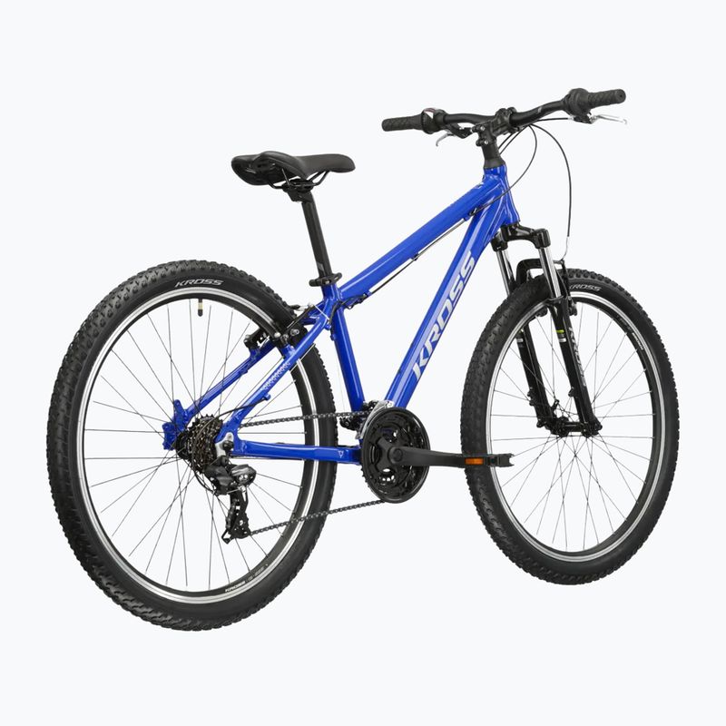 Horský bicykel KROSS Hexagon 1.0 26" blue/silver/gloss 3