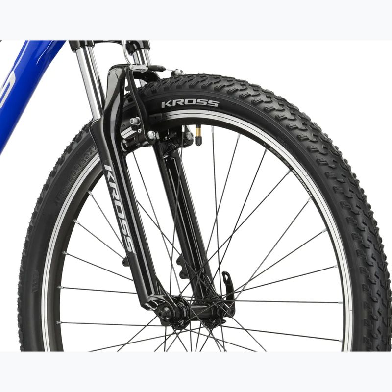 Horský bicykel KROSS Hexagon 1.0 26" blue/silver/gloss 6