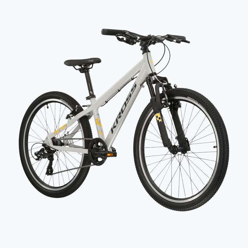 Detský bicykel KROSS Dust Jr 1.0 grey/black/gloss 2
