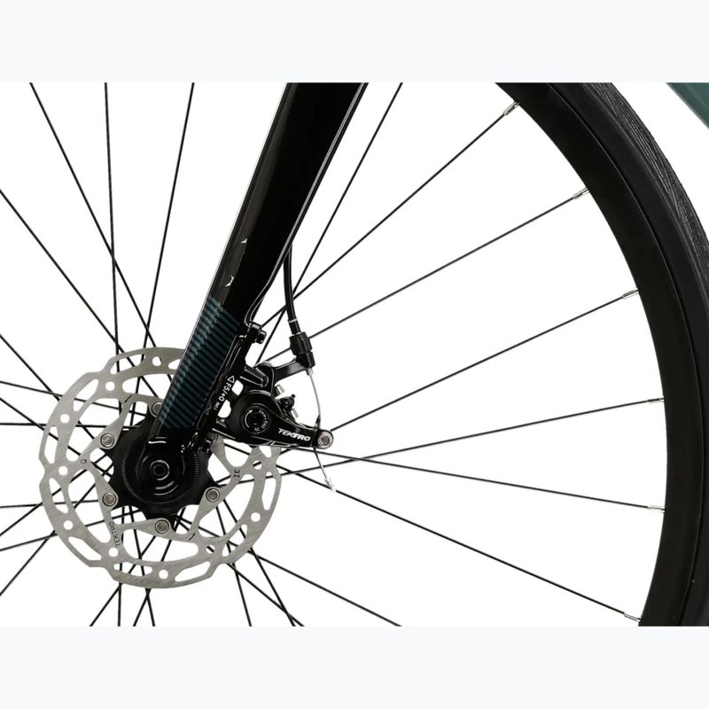 Cestný bicykel KROSS Vento 4.0 Green/Burgundy/Gloss 9