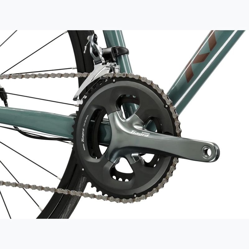 Cestný bicykel KROSS Vento 4.0 Green/Burgundy/Gloss 12