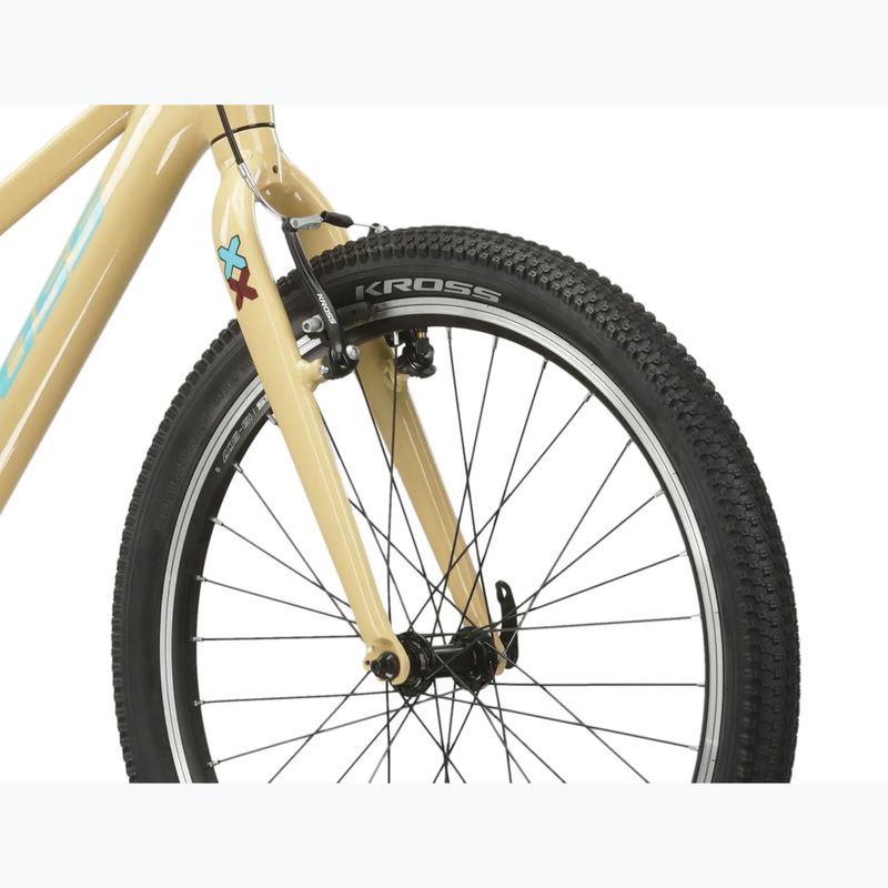 Detský bicykel KROSS Level Jr 1.0 beige/red/gloss 5