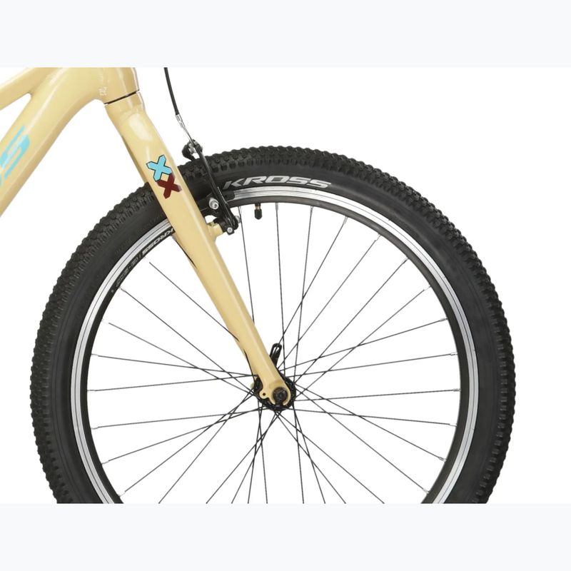 Detský bicykel KROSS Level Jr 1.0 beige/red/gloss 6